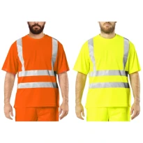 Arbeits T Shirt Warnschutz Issa Line Basic Tee Hi Vi 08183NTS