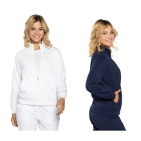 Arbeits Sweatshirt Damen mit langem Reißverschluss 100% Baumwolle Siggi Alexis 04MG0809/00