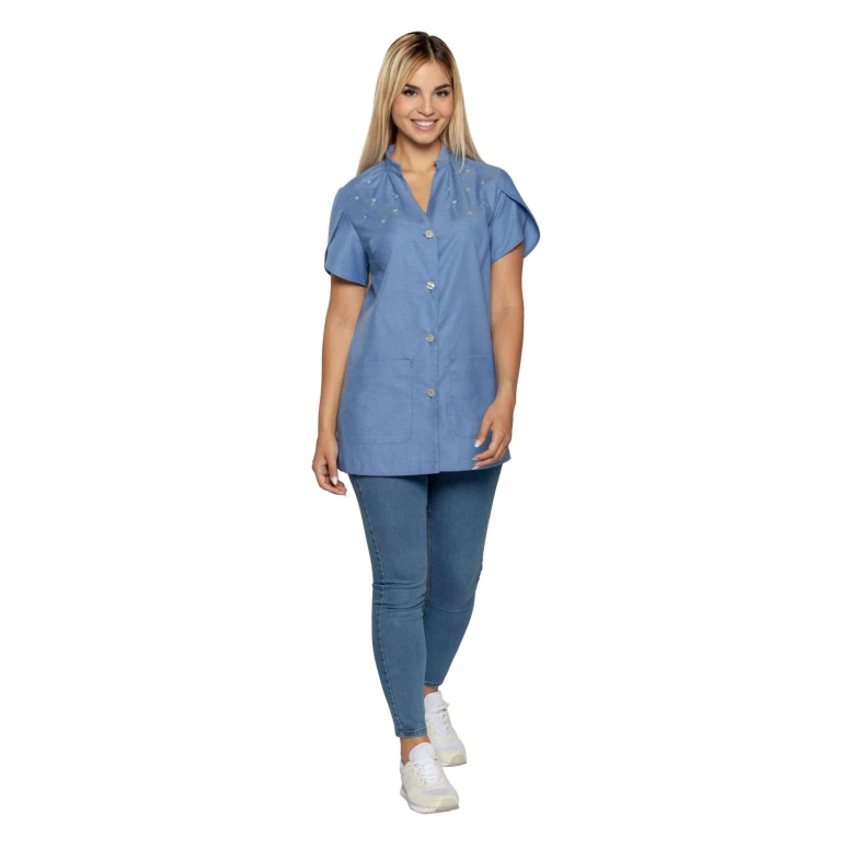 Arbeitsbluse Damen Kurzarm Siggi Coraline - 28CS1882/00