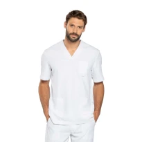 Arbeitskasack Herren Kurzarm Dr Blue Siggi Carter - 04CS1864 2