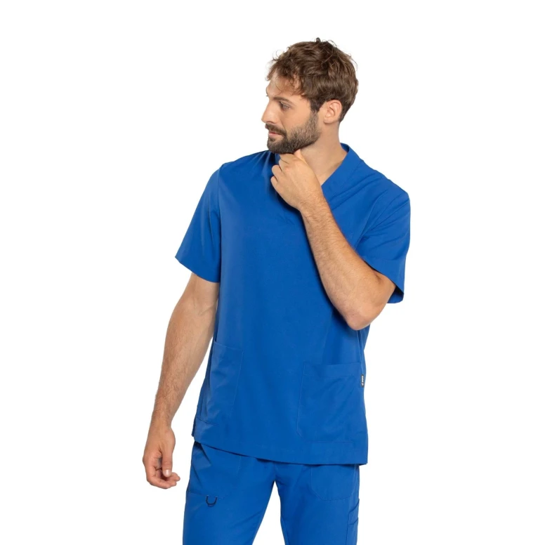 Arbeitskasack Herren Kurzarm Dr Blue Siggi Carter - 04CS1864