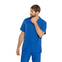 Arbeitskasack Herren Kurzarm Dr Blue Siggi Carter - 04CS1864