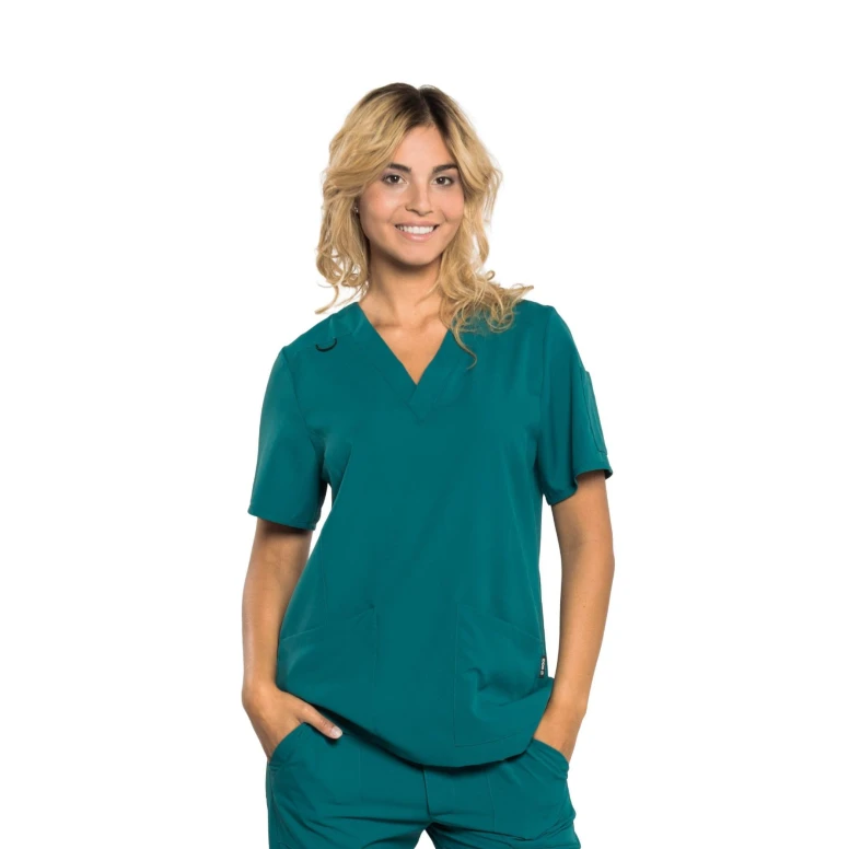 Arbeitskasack Damen Kurzarm Dr Blue Siggi Joyce - 04CS1865