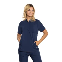 Arbeitskasack Damen Kurzarm Dr Blue Siggi Lesly - 04CS1866