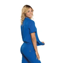 Arbeitskasack Damen Kurzarm Dr Blue Siggi Lesly - 04CS1866