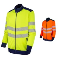 Arbeits-Sweatshirt Molinel Luklight 05805555065 Warnschutz mit durchgehendem Reißverschluss