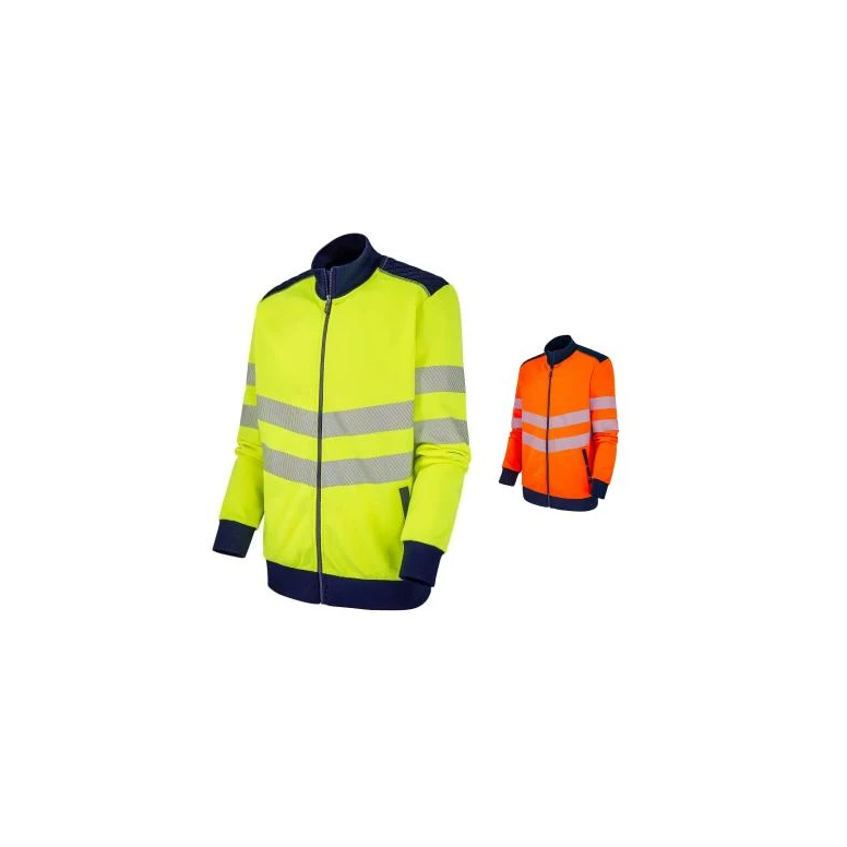 Arbeits-Sweatshirt Molinel Luklight 05805555065 Warnschutz mit durchgehendem Reißverschluss