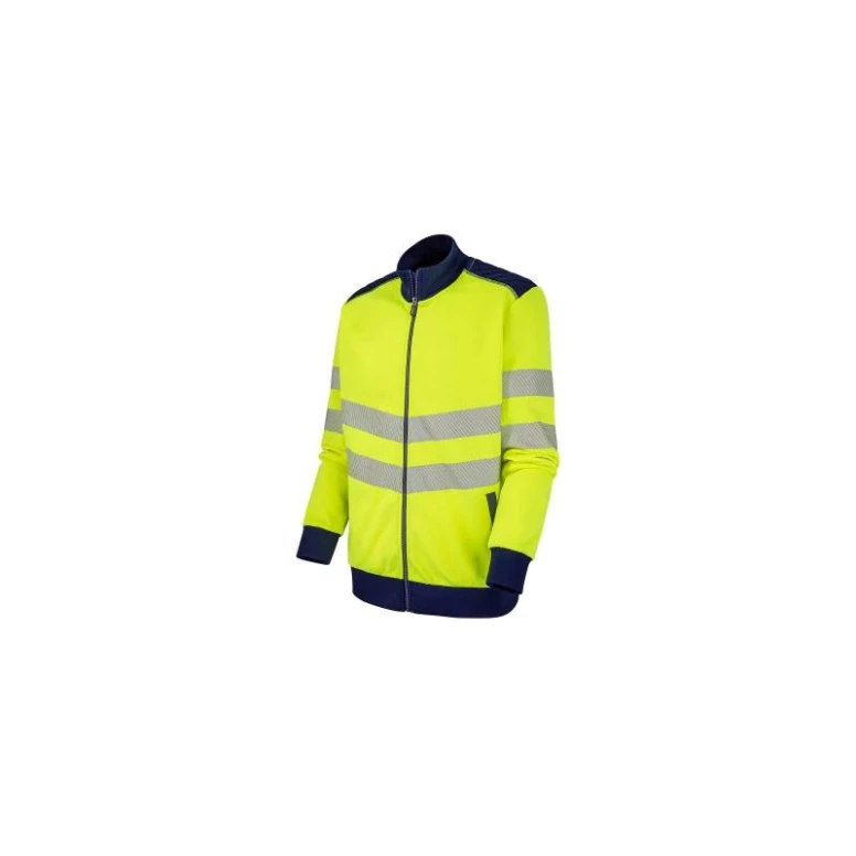 Arbeits-Sweatshirt Molinel Luklight 05805555065 Warnschutz mit durchgehendem Reißverschluss