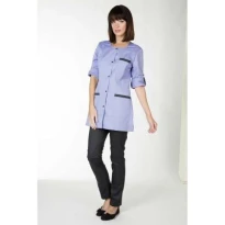 Arbeitsbluse Molinel Carole CAROLEMTLA/CH Multitaschen Damen Kosmetikerin Mit umwandelbaren Ärmeln