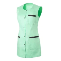Arbeitsbluse Molinel Carole CAROLESMBC/MI Multitaschen Damen Kosmetikerin Ohne Ärmel