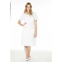 Arbeitsbluse Molinel Caroline CAROLINEMCBC/M Multitaschen Lang Damen Reinigung Wellness