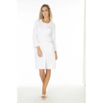 Arbeitsbluse Molinel Caroline CAROLINEMTBC/M Multitaschen Lang Damen Reinigung Wellness Mit umwandelbaren Ärmeln