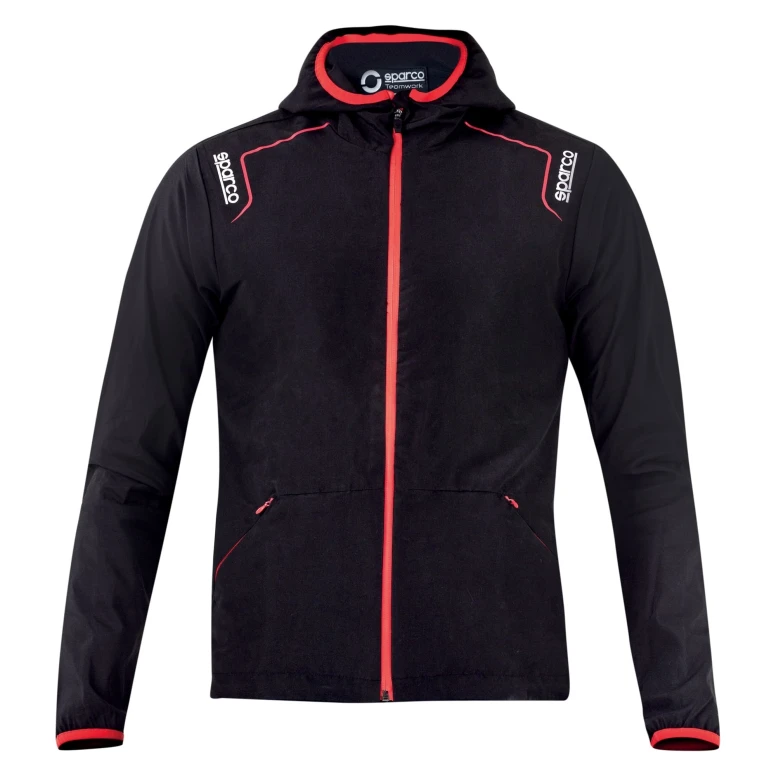 Sparco WILSON Arbeitsjacke aus winddichtem, wasserabweisendem Stoff – Schwarz