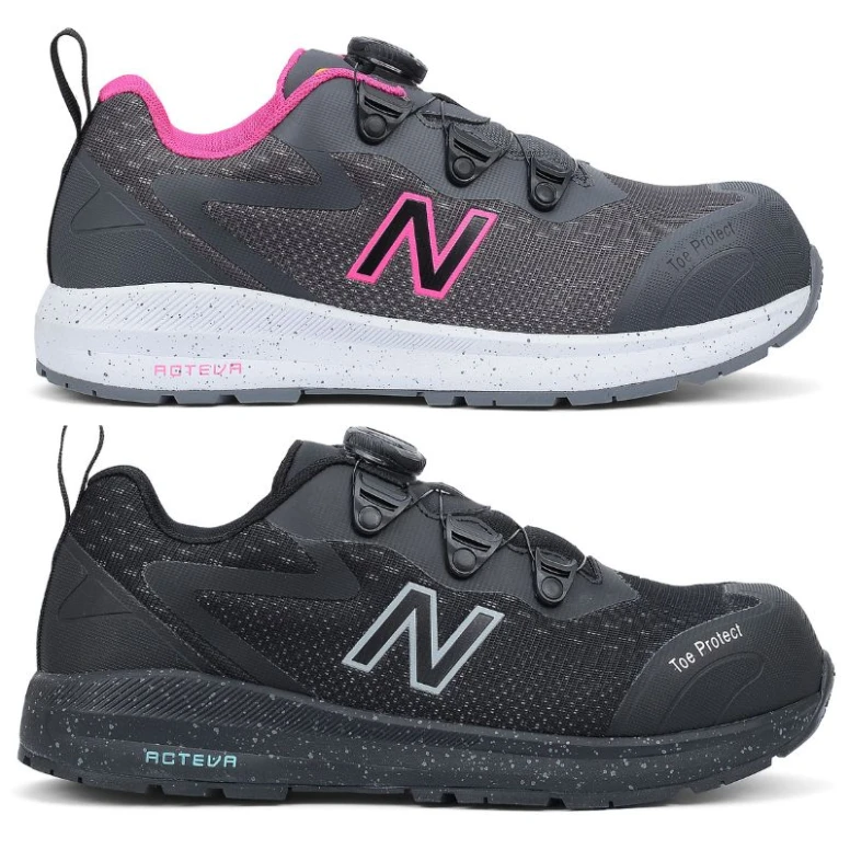Sicherheitsschuhe New Balance Logic W Boa S1 PL HRO SR FO ESD Niedrig Metallfrei Damen Boa Verschluss