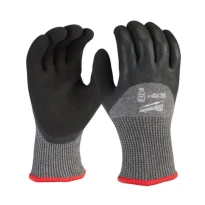 12 Paar - Winter Arbeitshandschuhe Latexbeschichtet CAT.5 Schnitt E Milwaukee 4932479562