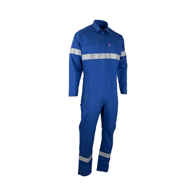 Arbeitskombi LMA Grenat 400451 hohe Sichtbarkeit mit vielen Taschen aus 100 % Baumwolle