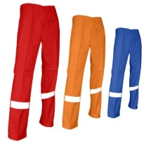 Arbeitshose LMA Agate 1119 hohe Sichtbarkeit mit vielen Taschen 100% Baumwolle