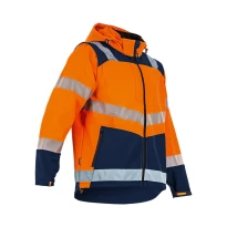 Arbeitsjacke LMA Cible 2266 hohe Sichtbarkeit mit vielen Taschen wasserdicht Softshell