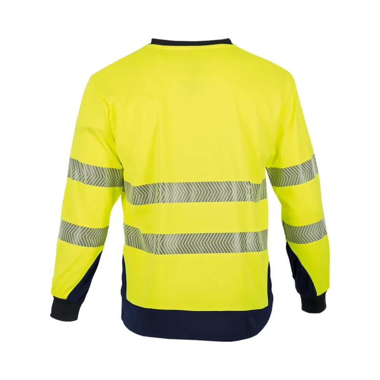 Langarm-Arbeits-T-Shirt LMA Clarte 9207 hohe Sichtbarkeit