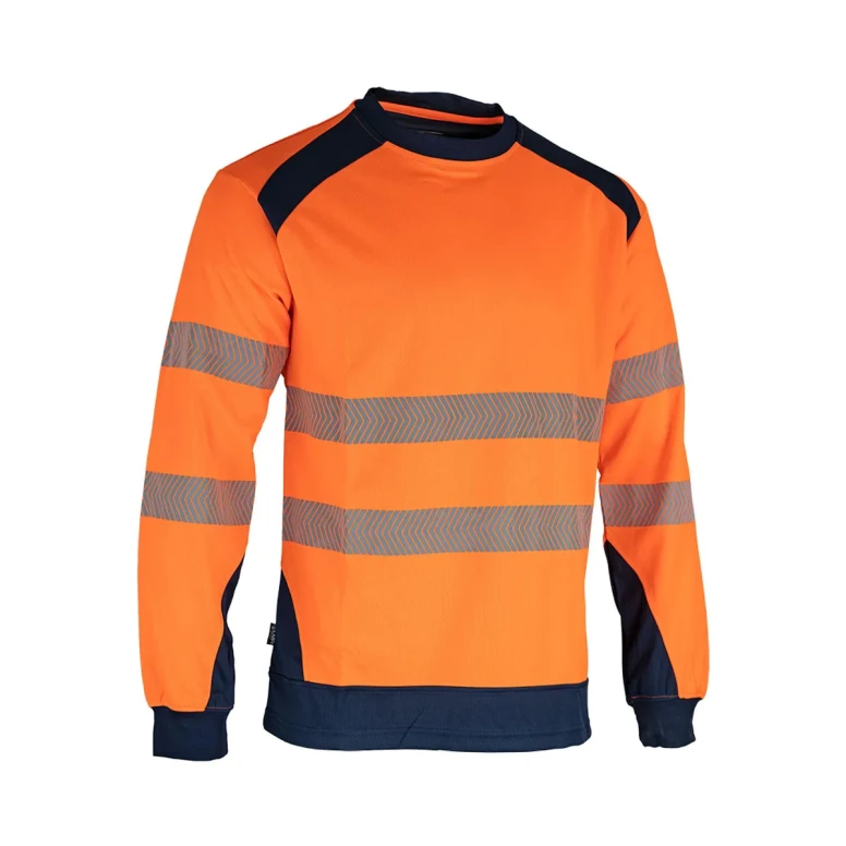 Langarm-Arbeits-T-Shirt LMA Reflet 9208 hohe Sichtbarkeit