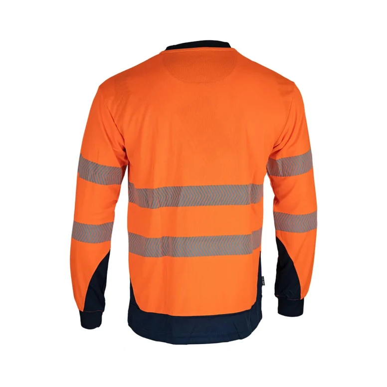 Langarm-Arbeits-T-Shirt LMA Reflet 9208 hohe Sichtbarkeit