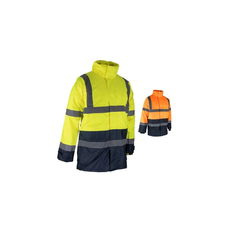 Arbeitsparka LMA Prevention 5002 hohe Sichtbarkeit mit vielen Taschen wasserdicht 4 in 1