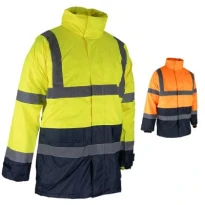 Arbeitsparka LMA Prevention 5002 hohe Sichtbarkeit mit vielen Taschen wasserdicht 4 in 1