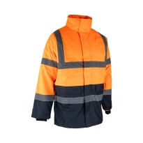 Arbeitsparka LMA Prevention 5002 hohe Sichtbarkeit mit vielen Taschen wasserdicht 4 in 1