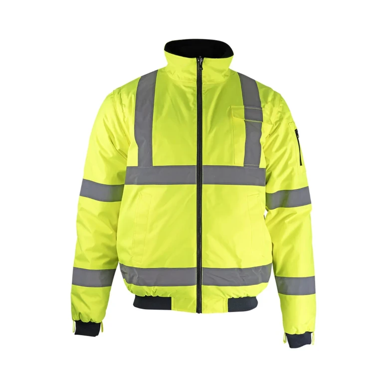 Arbeitsjacke LMA Laser 2200 hohe Sichtbarkeit mit vielen Taschen wasserdicht mit abnehmbaren Ärmeln