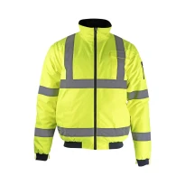 Arbeitsjacke LMA Laser 2200 hohe Sichtbarkeit mit vielen Taschen wasserdicht mit abnehmbaren Ärmeln