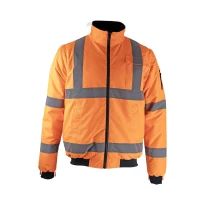 Arbeitsjacke LMA Tube 2298 hohe Sichtbarkeit mit vielen Taschen wasserdicht mit abnehmbaren Ärmeln