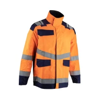 Arbeitsjacke LMA Astral 2331 hohe Sichtbarkeit Mehrtaschen Multirisiko metallfrei
