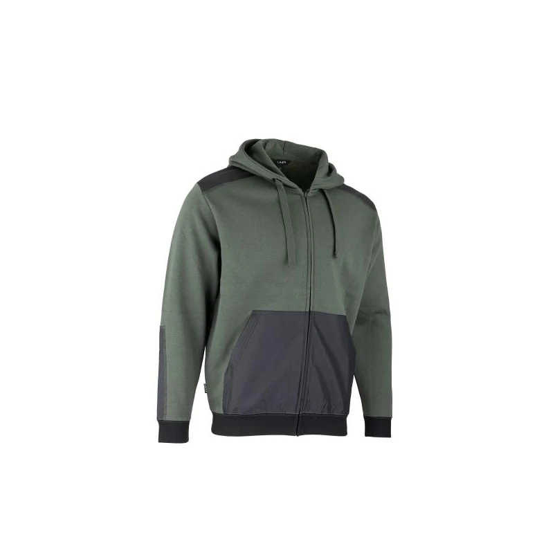 Arbeitssweatshirt LMA Hudson 8108 mit durchgehendem Reißverschluss und Kapuze
