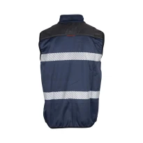 Arbeitsweste LMA Lighter 5105 hohe Sichtbarkeit mit mehreren Taschen metallfrei Softshell wasserdicht 2