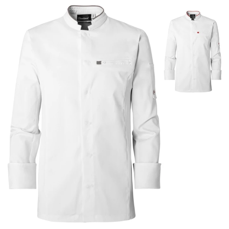Kochjacke Molinel Crush 08953793027 Chef Langarm Stretch