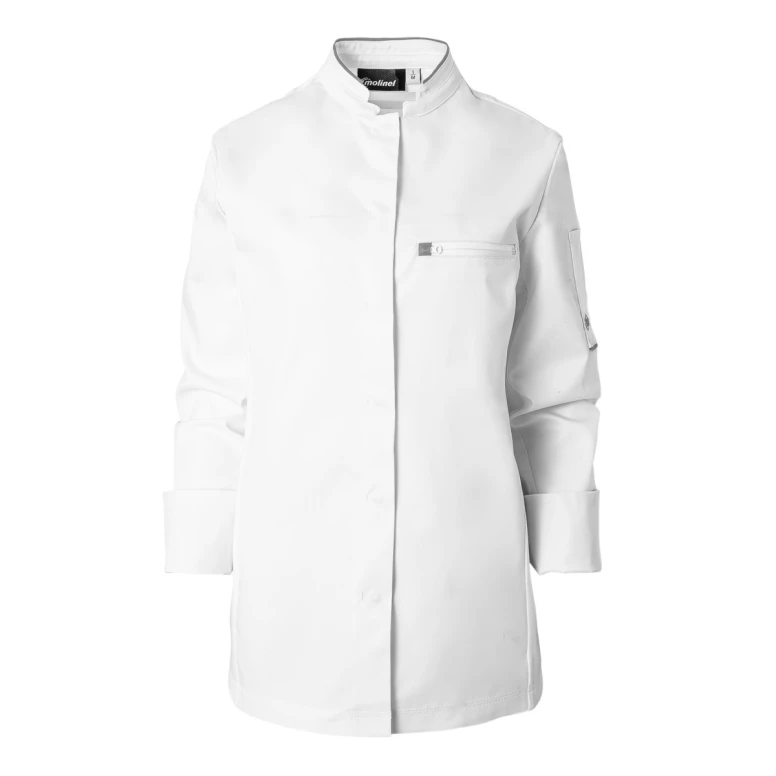 Damen Kochjacke Molinel Crush 08963793027 Chef Langarm Stretch