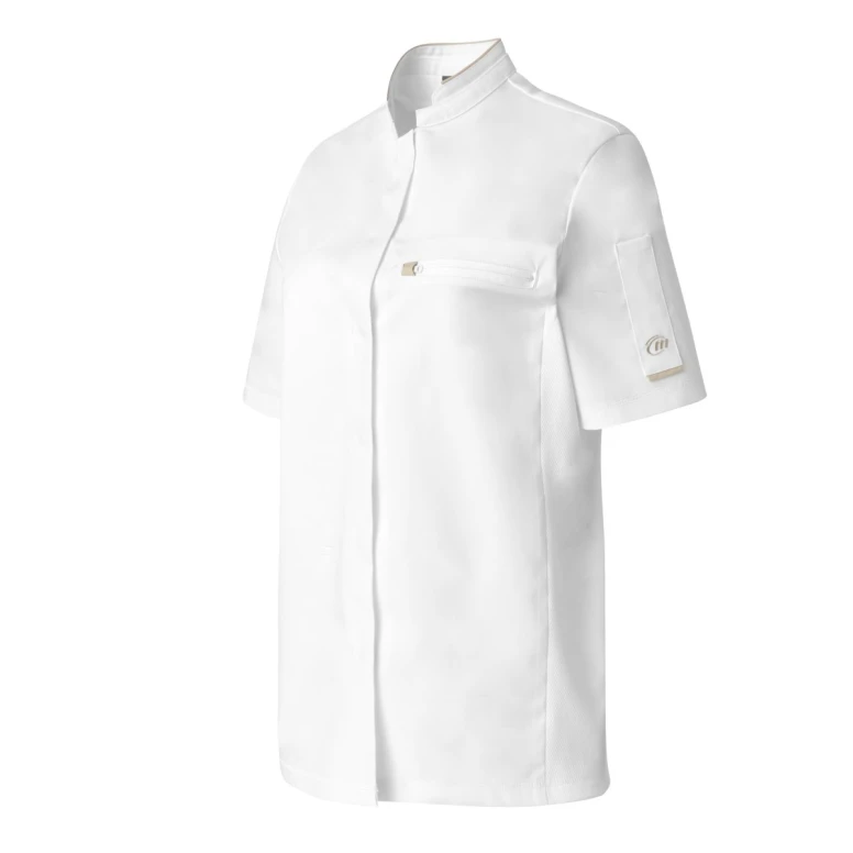 Damen Kochjacke Molinel Crush 08983793077 Chef Kurzarm Stretch