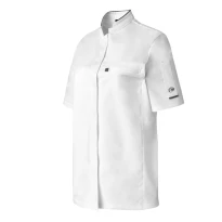 Damen Kochjacke Molinel Crush 08983793077 Chef Kurzarm Stretch
