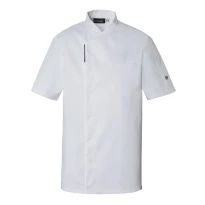 Kochjacke Molinel Reko 10703253001 Chef Kurzarm Stretch