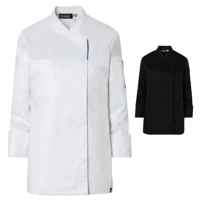 Damen Kochjacke Molinel Reko 10873253001 Chef Langarm Stretch