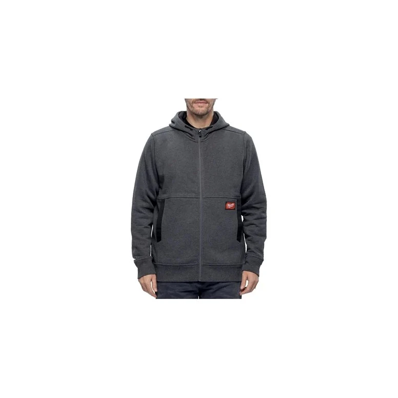 Arbeitssweatshirt Milwaukee Gridiron 4932499387 mit Kapuze und durchgehendem Reißverschluss