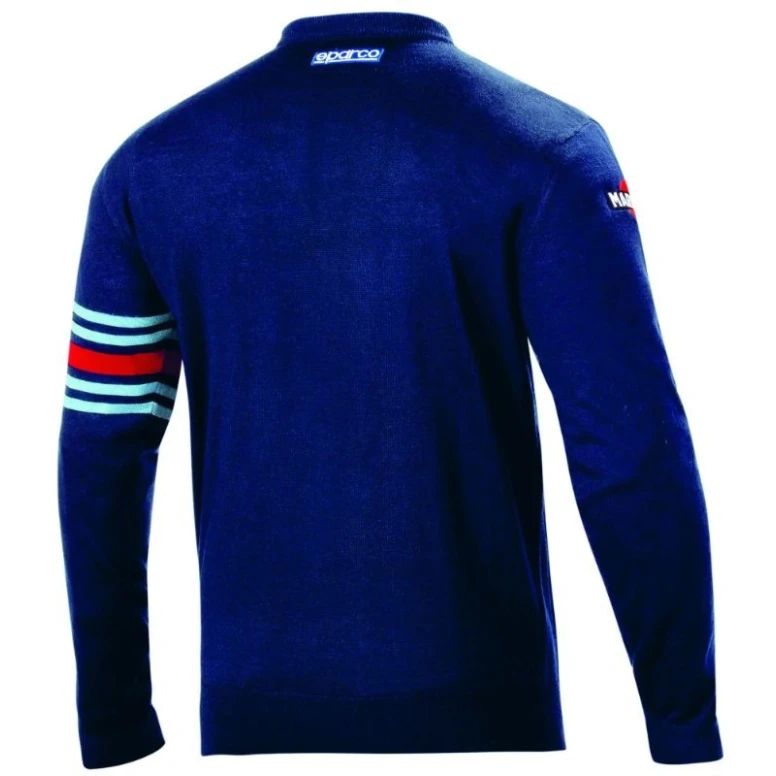 Sparco Martini Racing 01350 Arbeitsstrickpullover aus Baumwolle