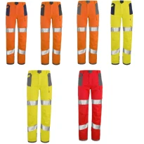 Lafont Arbeitshose mit hoher Sichtbarkeit und Knietaschen 1HVNG3PI