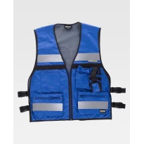 Gilet da Lavoro Alta Visibilità Regolazioni Laterali C3601 - Workteam