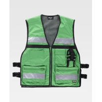 Gilet da Lavoro Alta Visibilità Regolazioni Laterali C3601 - Workteam