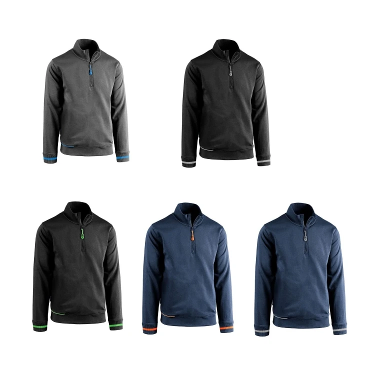 Arbeits-Sweatshirt Sottozero SLALOM mit Halb-Reißverschluss 88200