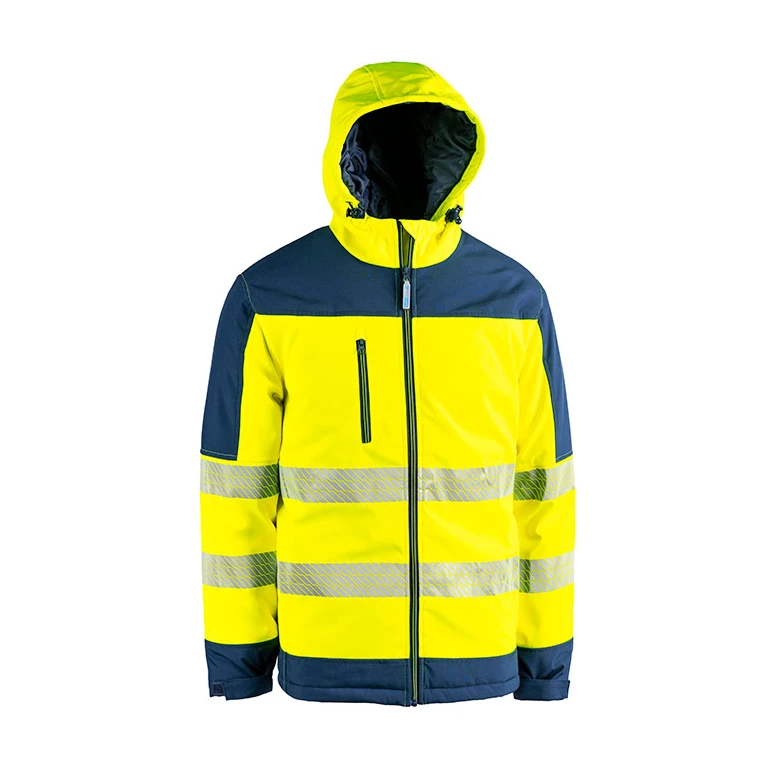 Zweifarbige Warnschutz-Softshell-Arbeitsjacke Sottozero Elmas AVW800