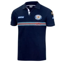 Arbeits-Poloshirt Sparco Replica Patches Martini Racing