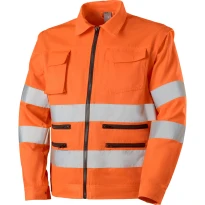 Arbeitsjacke Neri hochsichtbar  Santa Fe Multitaschen mit abnehmbaren Armeln 423119 2