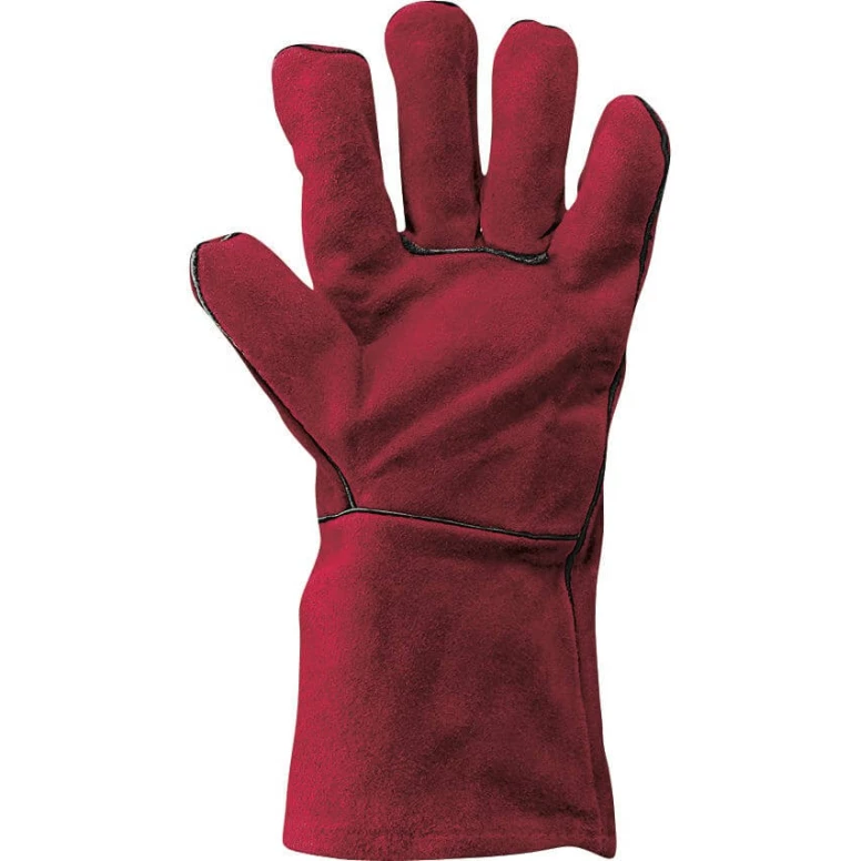 Handschuhe aus Kernspaltleder in amerikanischer Form - Hitzeschutz ideal für Schweißer